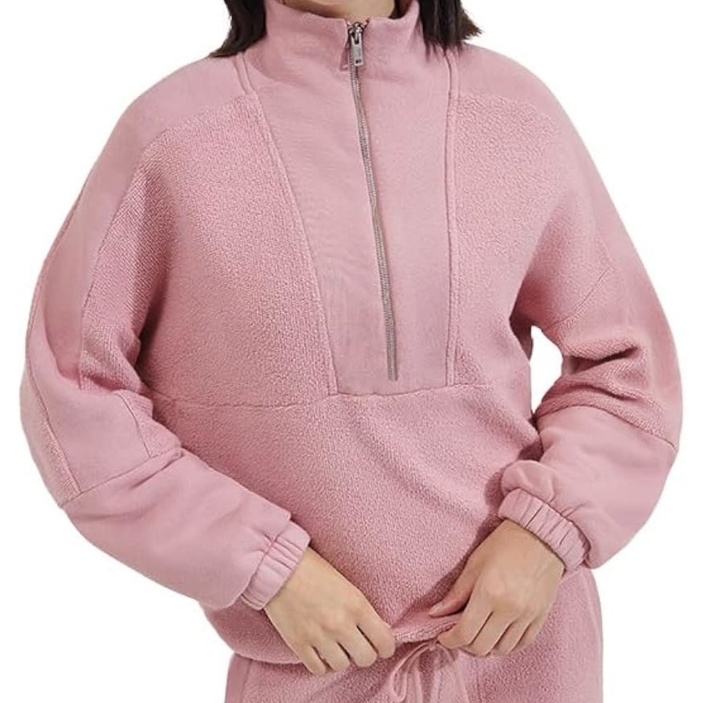 UGG Light Pink Half-Zip Pullover - image 1
